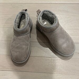 Gray Suede UGG Minis